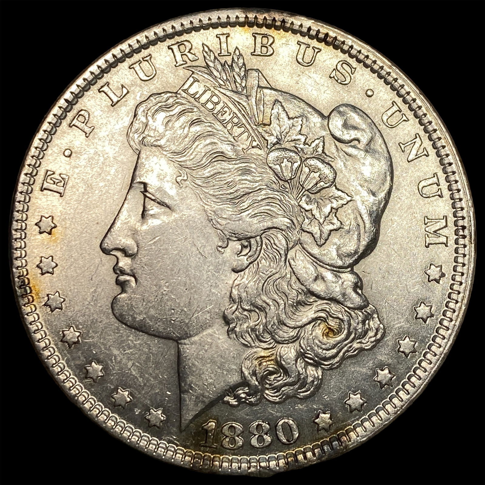 1880 Morgan Silver Dollar CLOSELY UNCIRCULATED (1 of 2)
