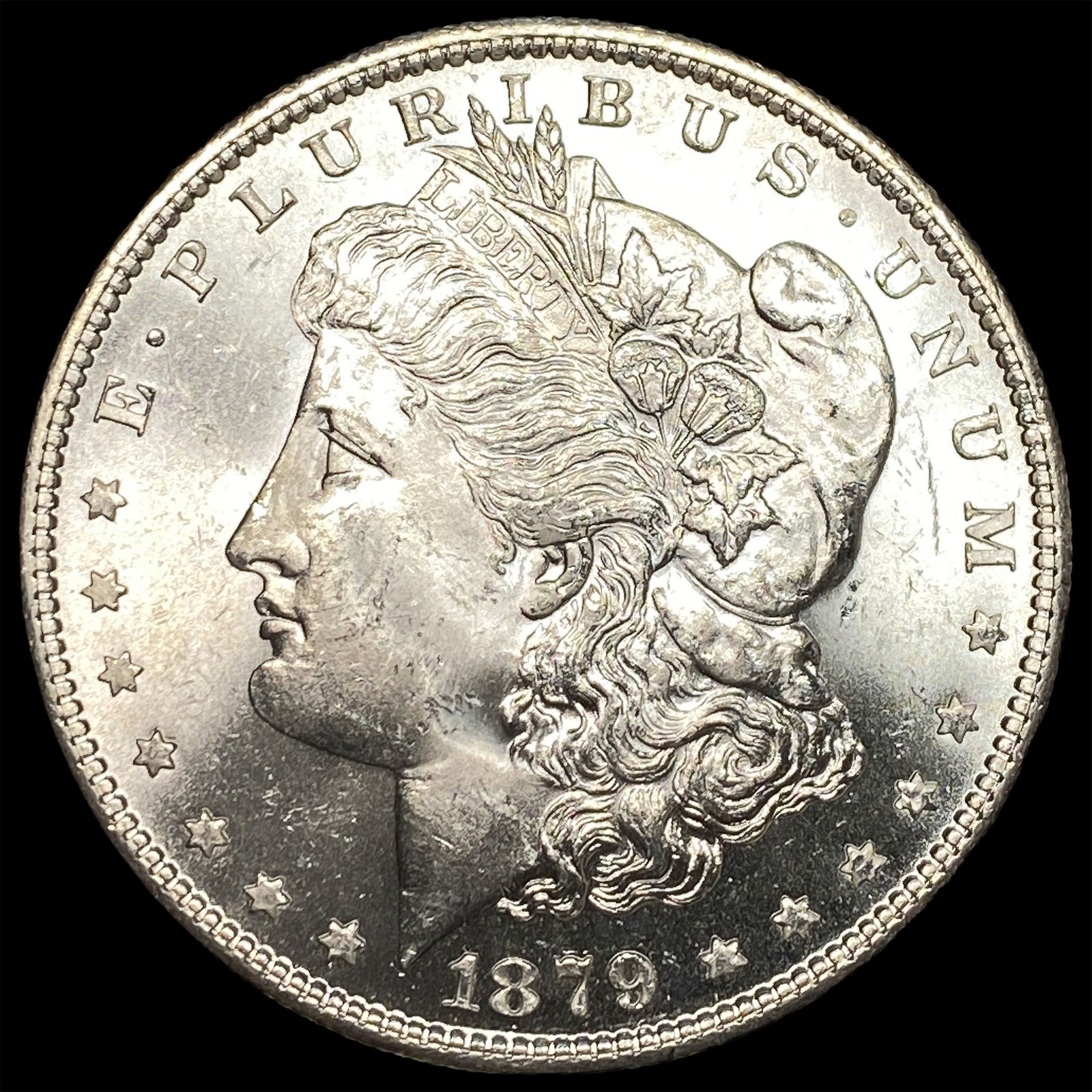 1879-S Silver Morgan Dollar CHOICE BU: 1879-S Silver Morgan Dollar CHOICE BU