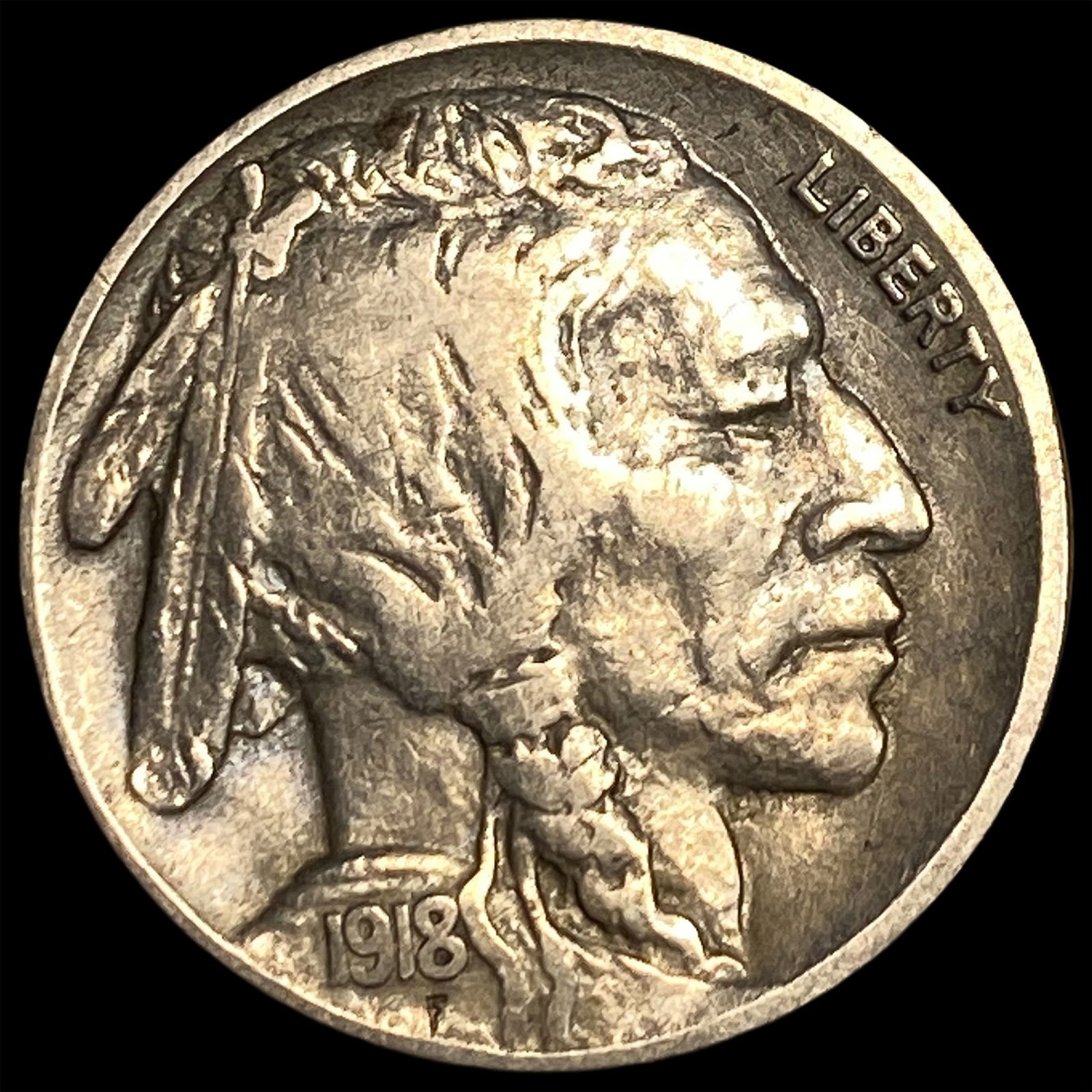 1918-S Buffalo Nickel NEARLY UNCIRCULATED: 1918-S Buffalo Nickel NEARLY UNCIRCULATED