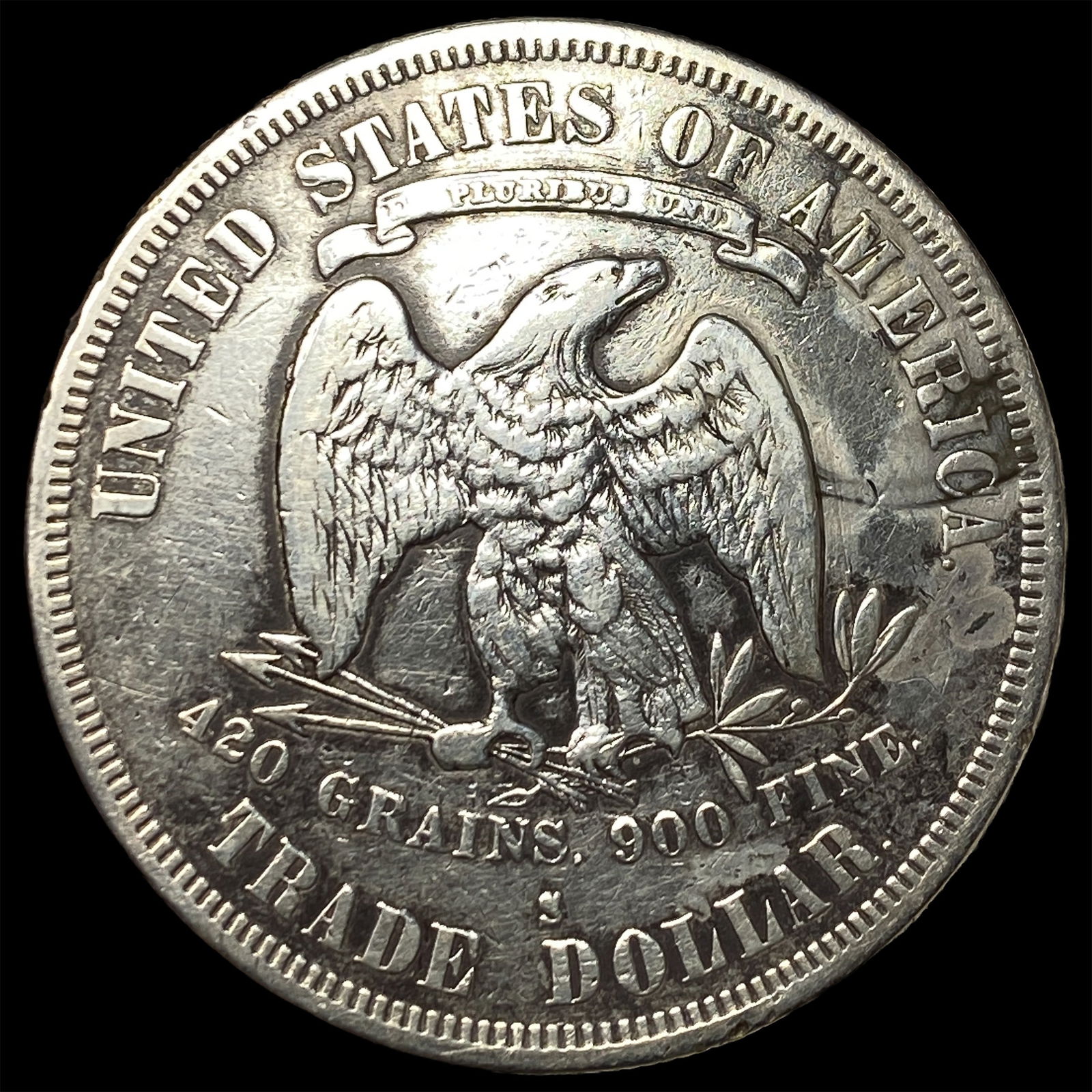 1878-S Silver Trade Dollar CLOSELY UNCIRCULATED - 2