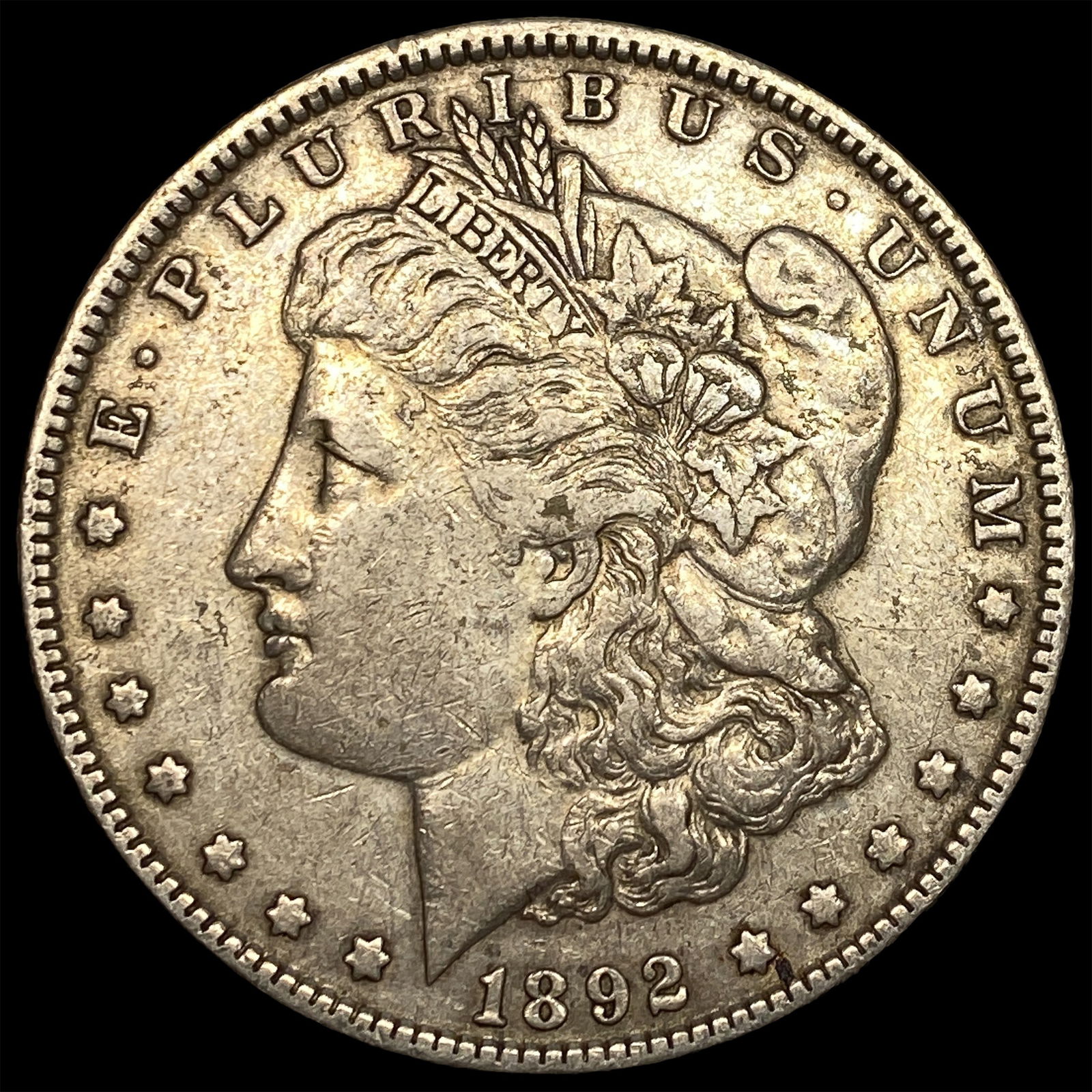 1892 Morgan Silver Dollar CLOSELY UNCIRCULATED: 1892 Morgan Silver Dollar CLOSELY UNCIRCULATED