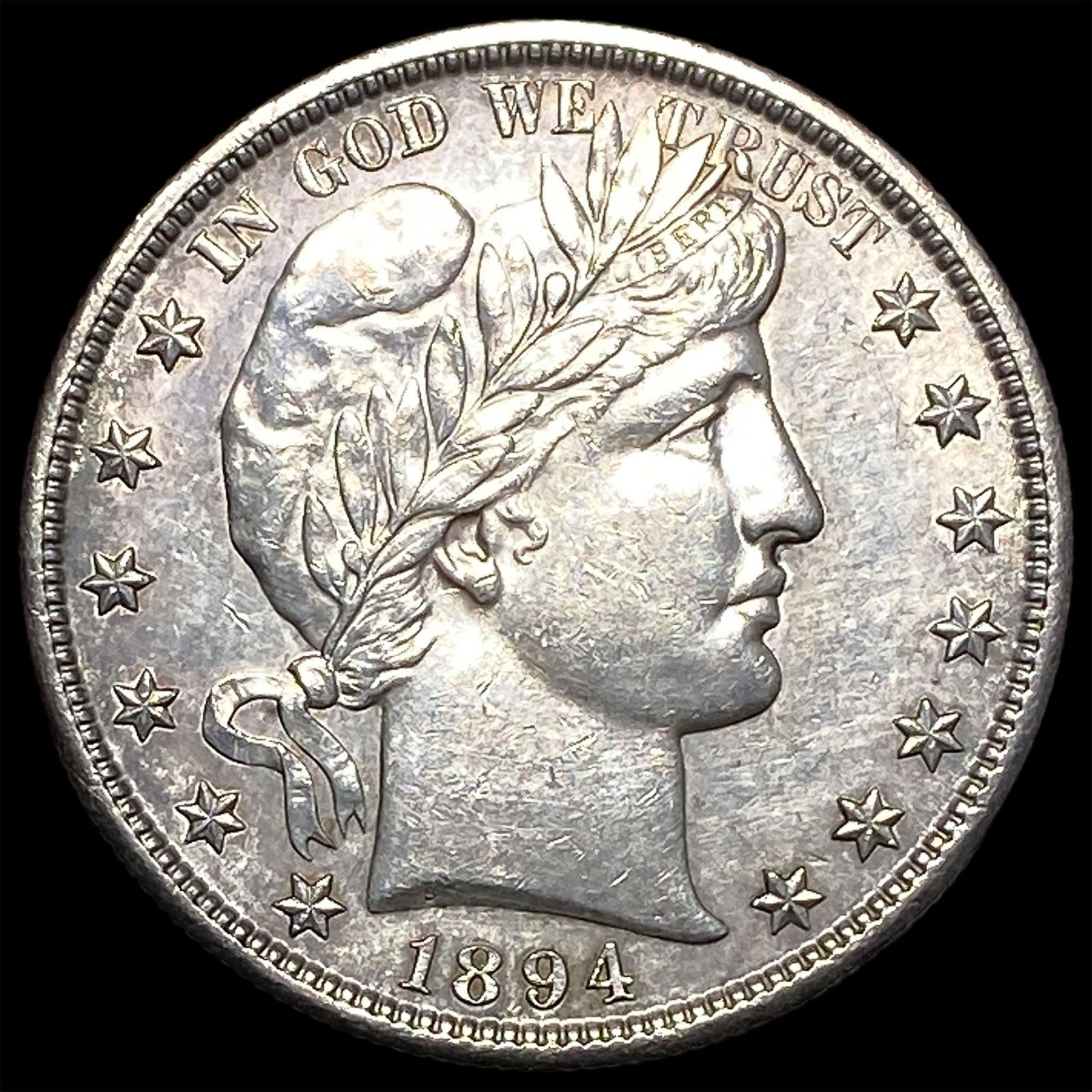 1894-S Silver Barber Half Dollar CLOSELY UNCIRCULATED (1 of 2)