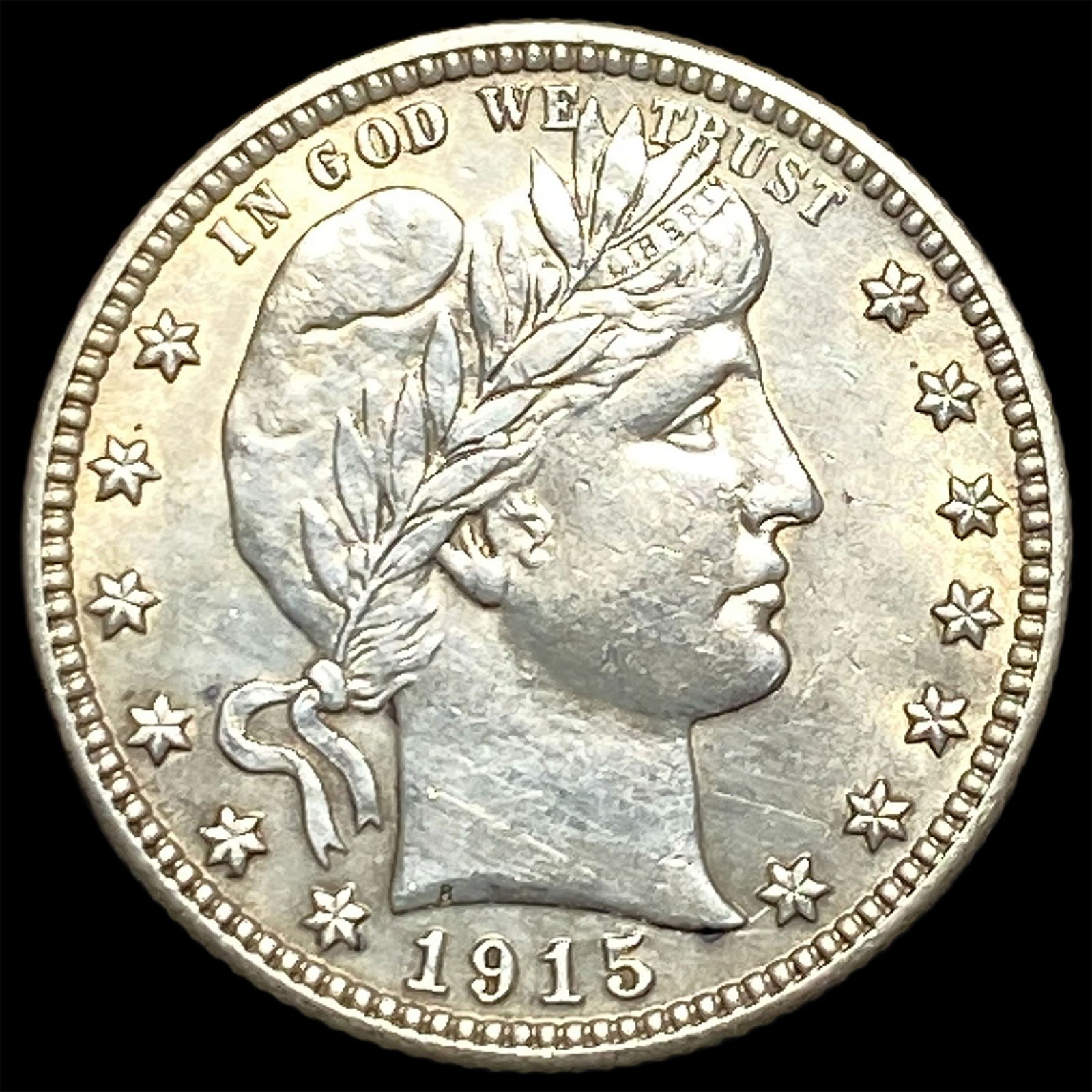 1915-D Barber Silver Quarter UNCIRCULATED (1 of 2)