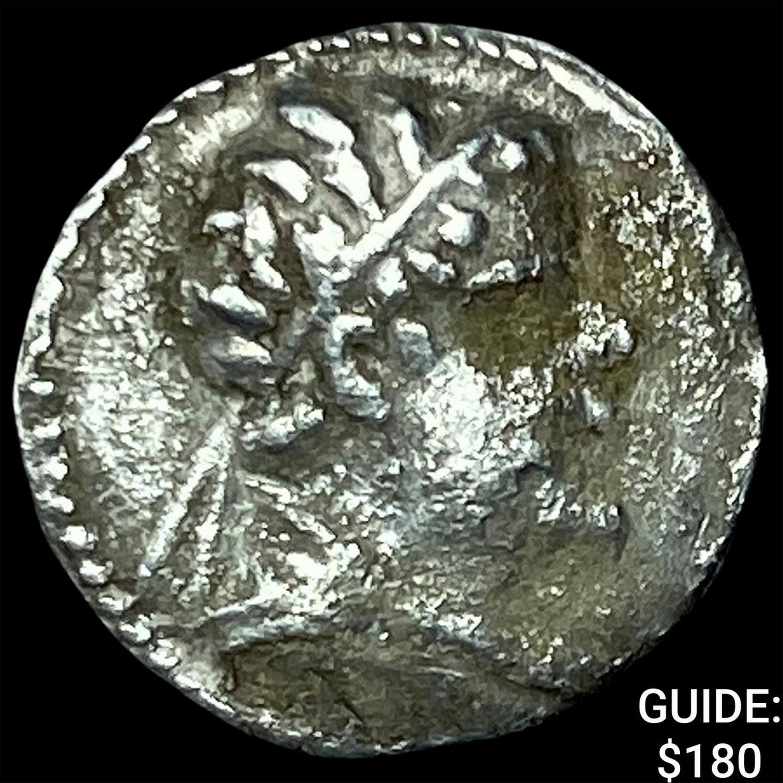 Greco-Bactria Eucratides I 171-145 BC Silver Obol NEARLY UNCIRCULATED: Greco-Bactria Eucratides I 171-145 BC Silver Obol NEARLY UNCIRCULATED