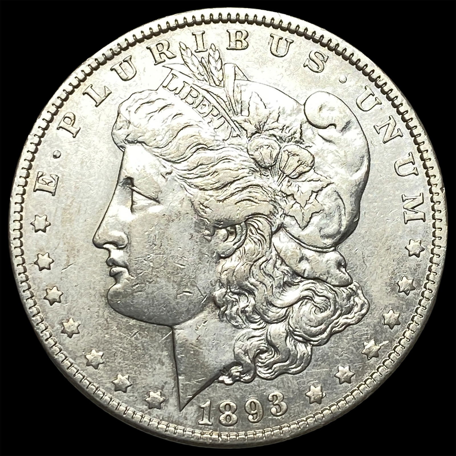 1893-O Morgan Silver Dollar CLOSELY UNCIRCULATED: 1893-O Morgan Silver Dollar CLOSELY UNCIRCULATED