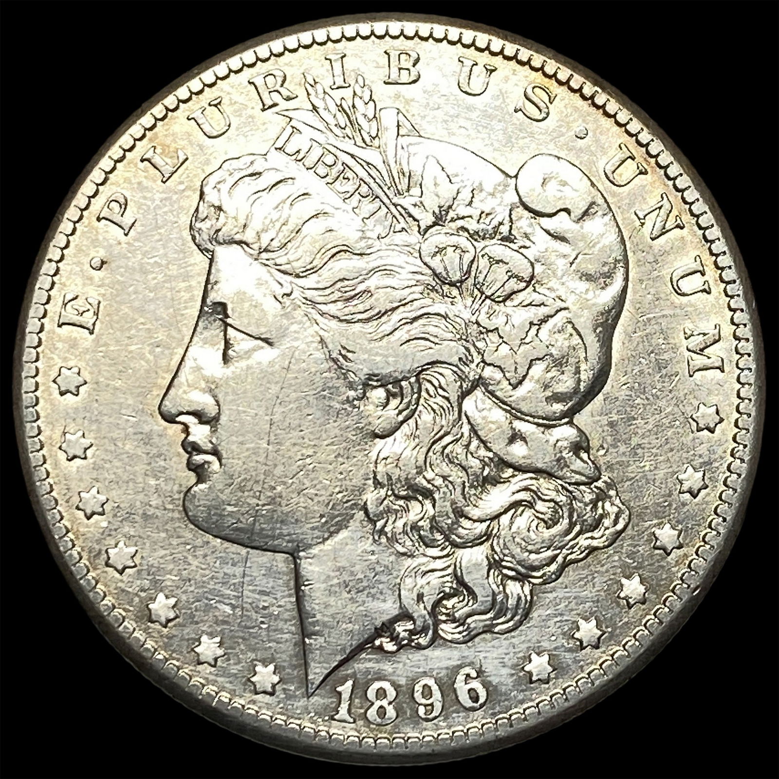 1896-S Silver Morgan Dollar CLOSELY UNCIRCULATED: 1896-S Silver Morgan Dollar CLOSELY UNCIRCULATED