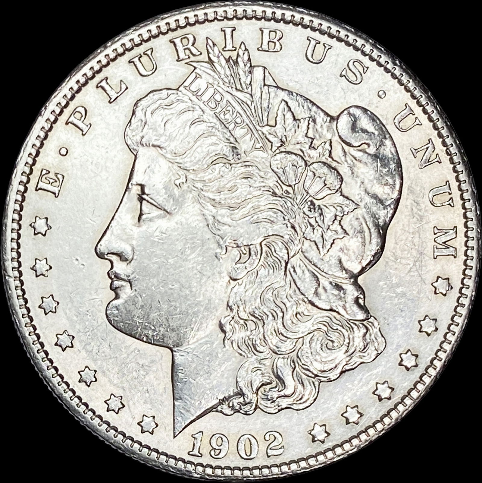 1902-S Silver Morgan Dollar CLOSELY UNCIRCULATED: 1902-S Silver Morgan Dollar CLOSELY UNCIRCULATED