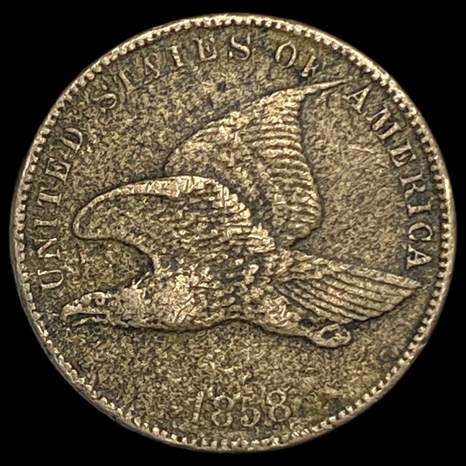 1858 Flying Eagle Cent LIGHTLY CIRCULATED: 1858 Flying Eagle Cent LIGHTLY CIRCULATED