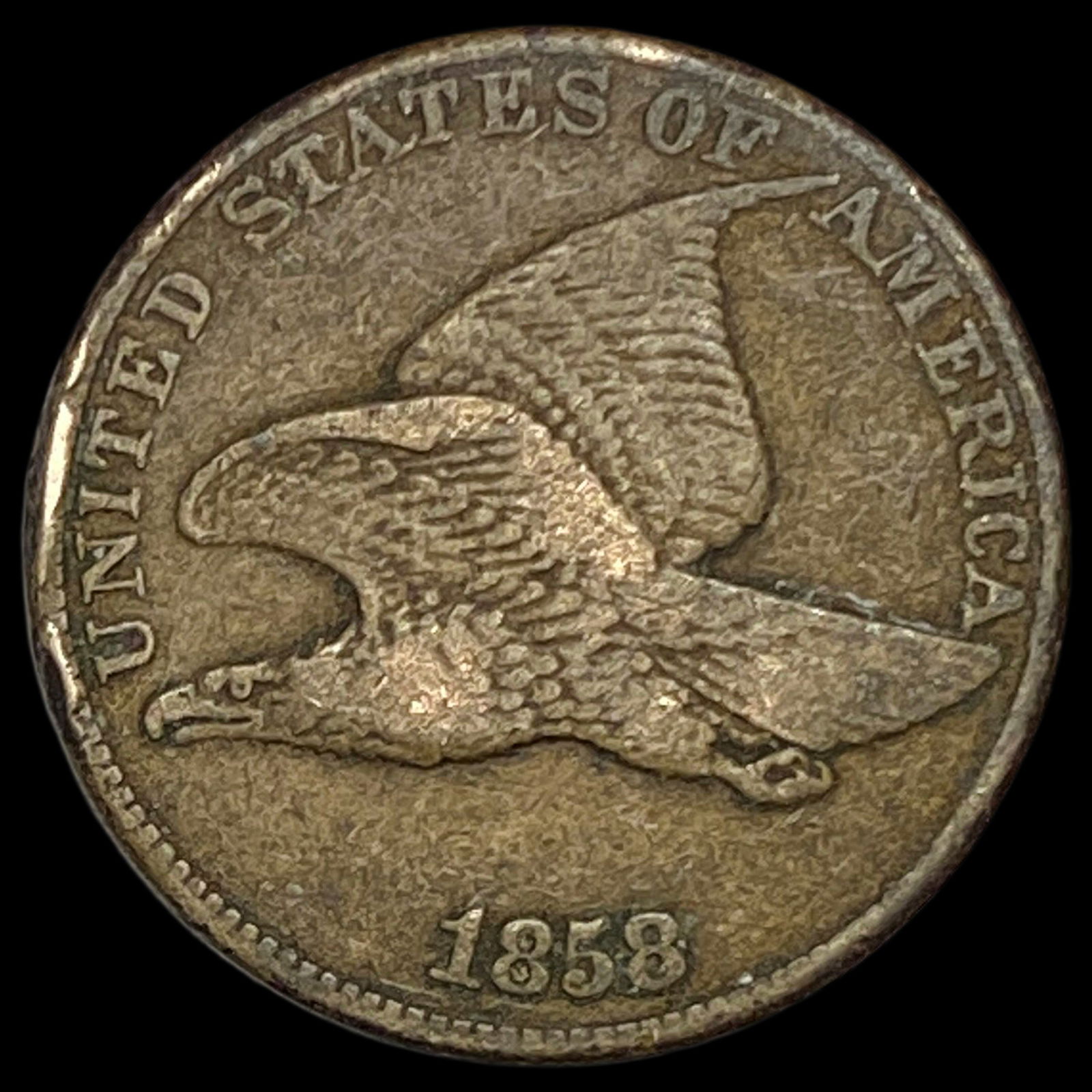 1858 Flying Eagle Cent LIGHTLY CIRCULATED: 1858 Flying Eagle Cent LIGHTLY CIRCULATED