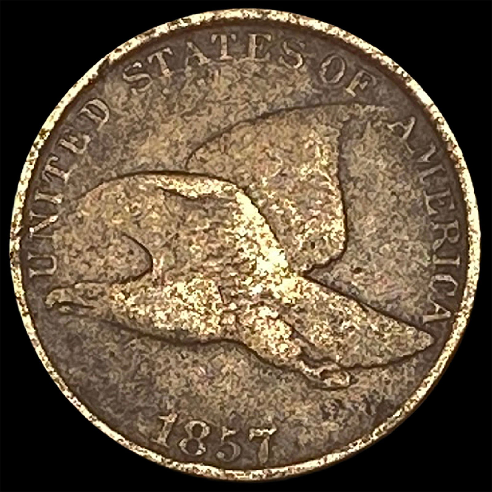 1857 Copper-Nickel Flying Eagle Cent HIGH GRADE: 1857 Copper-Nickel Flying Eagle Cent HIGH GRADE