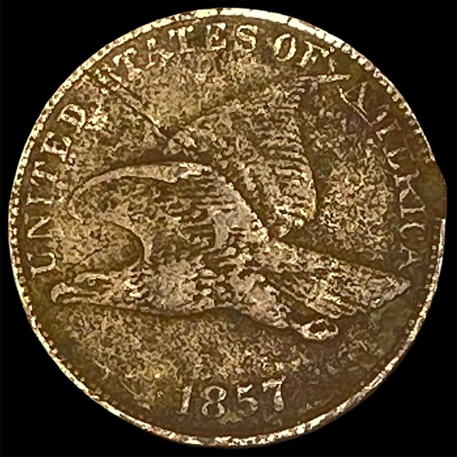 1857 Copper-Nickel Flying Eagle Cent HIGH GRADE: 1857 Copper-Nickel Flying Eagle Cent HIGH GRADE