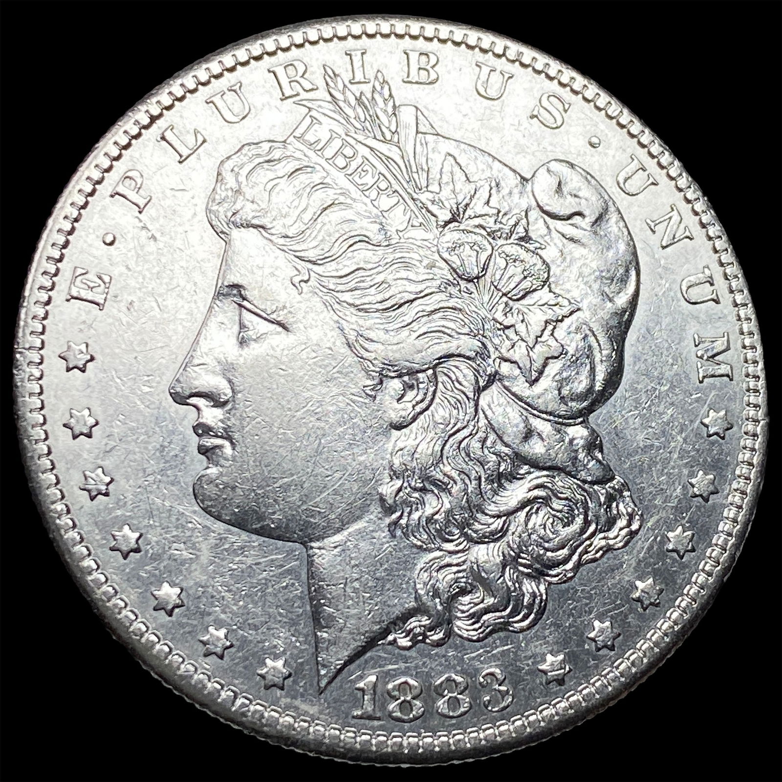 1883-S Silver Morgan Dollar CLOSELY UNCIRCULATED: 1883-S Silver Morgan Dollar CLOSELY UNCIRCULATED