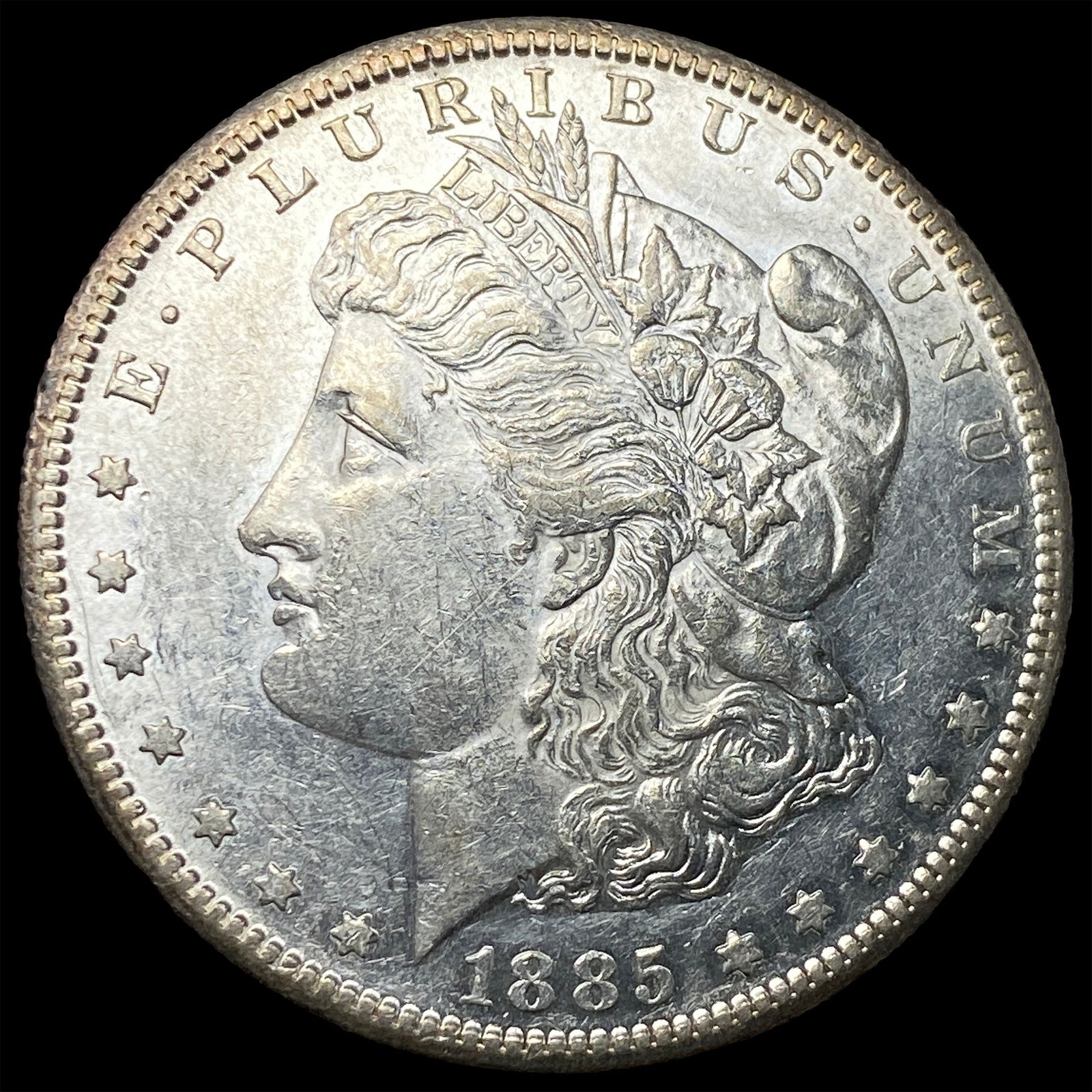 1885-S Silver Morgan Dollar UNCIRCULATED: 1885-S Silver Morgan Dollar UNCIRCULATED
