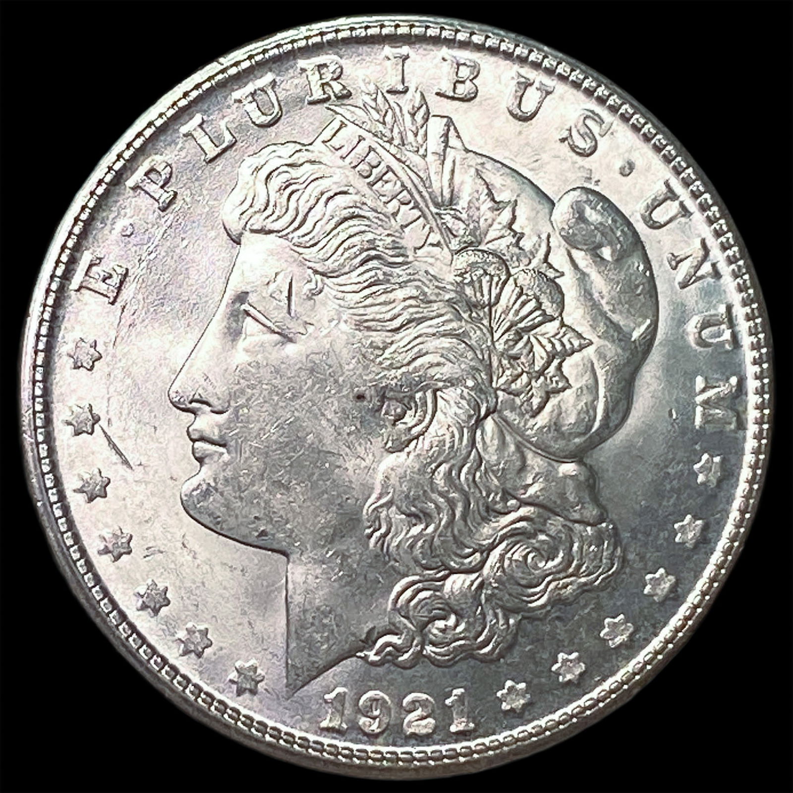 1921-D Silver Morgan Dollar CHOICE BU: 1921-D Silver Morgan Dollar CHOICE BU