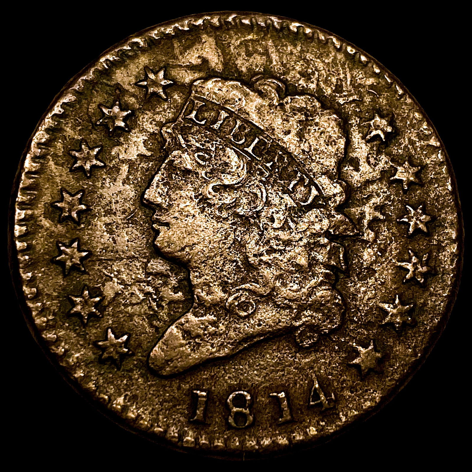 1814 Classic Head Large Cent HIGH GRADE: 1814 Classic Head Large Cent HIGH GRADE