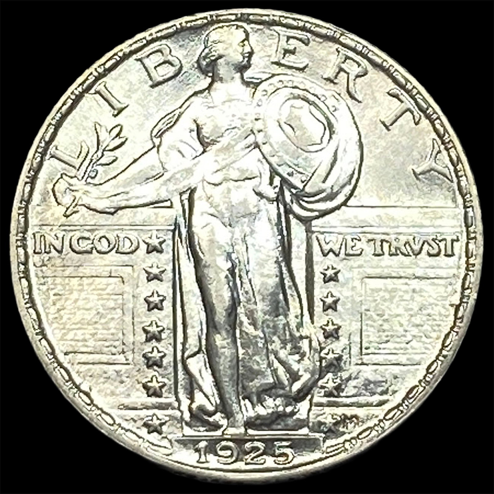1925 Silver Standing Liberty Quarter UNCIRCULATED: 1925 Silver Standing Liberty Quarter UNCIRCULATED