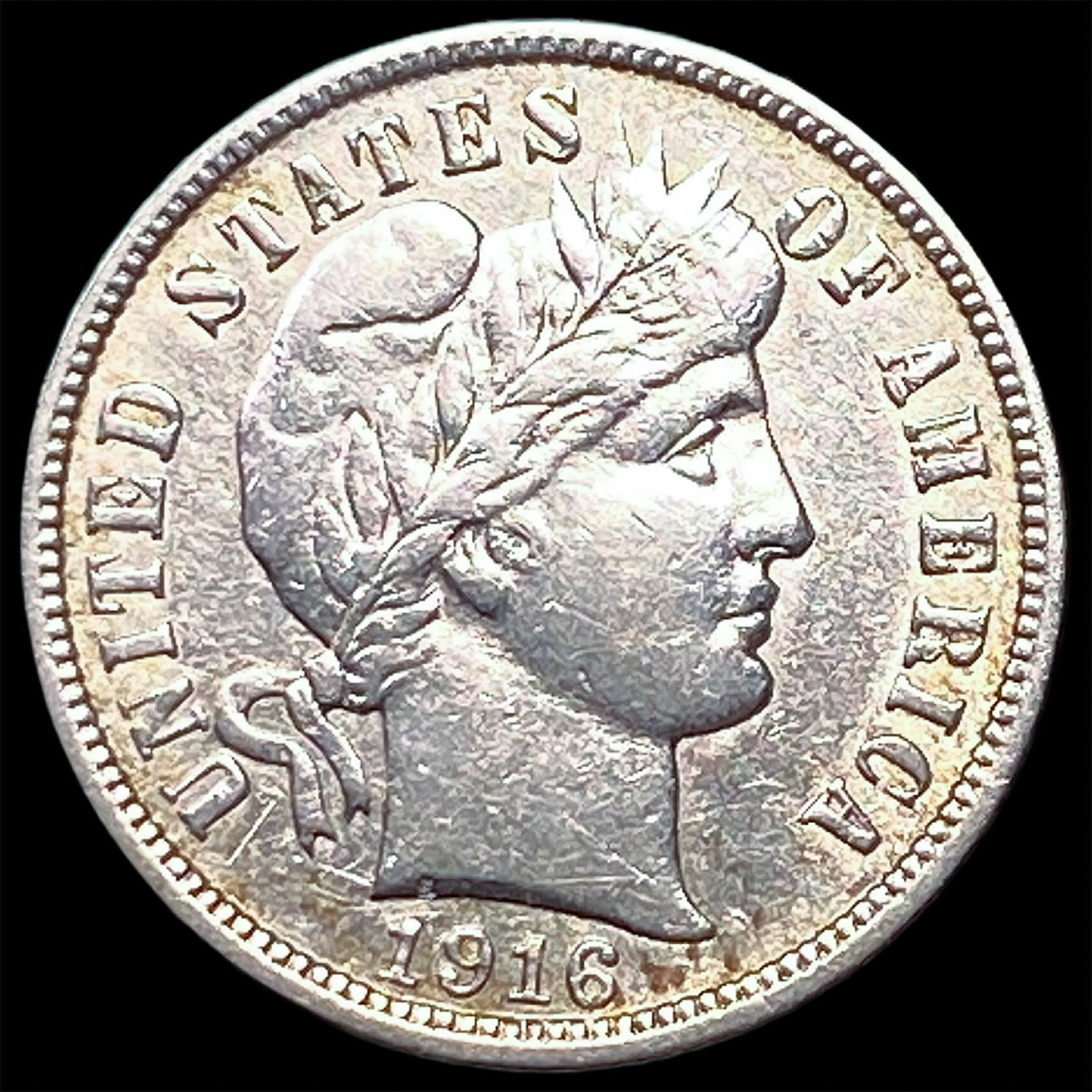 1916 Silver Barber Dime CLOSELY UNCIRCULATED (1 of 2)