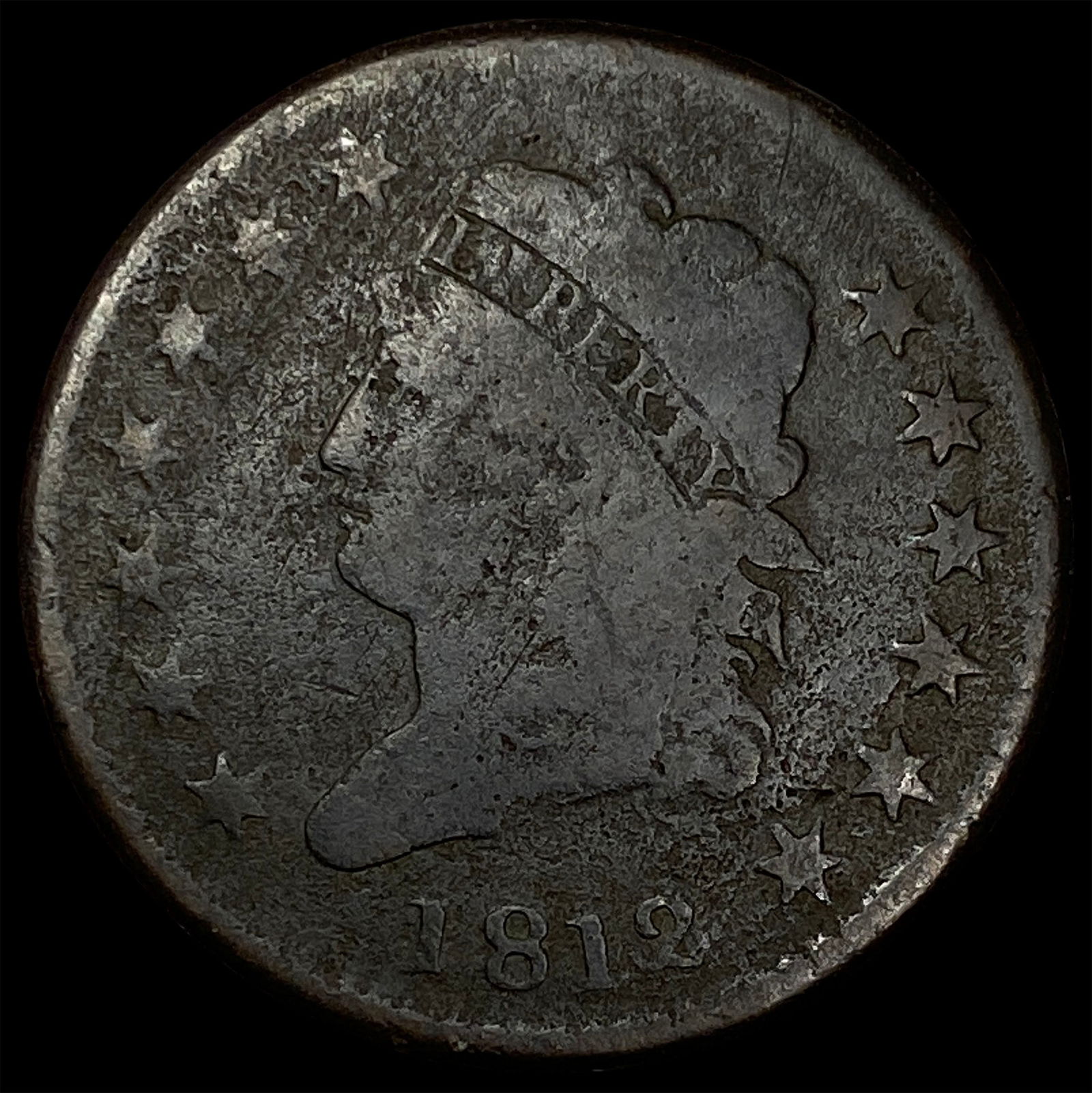 1812 Classic Head Large Cent LIGHTLY CIRCULATED: 1812 Classic Head Large Cent LIGHTLY CIRCULATED