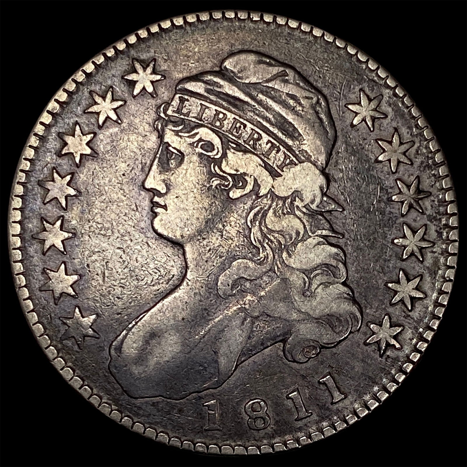 1811 Capped Bust Half Dollar LIGHTLY CIRCULATED (1 of 2)