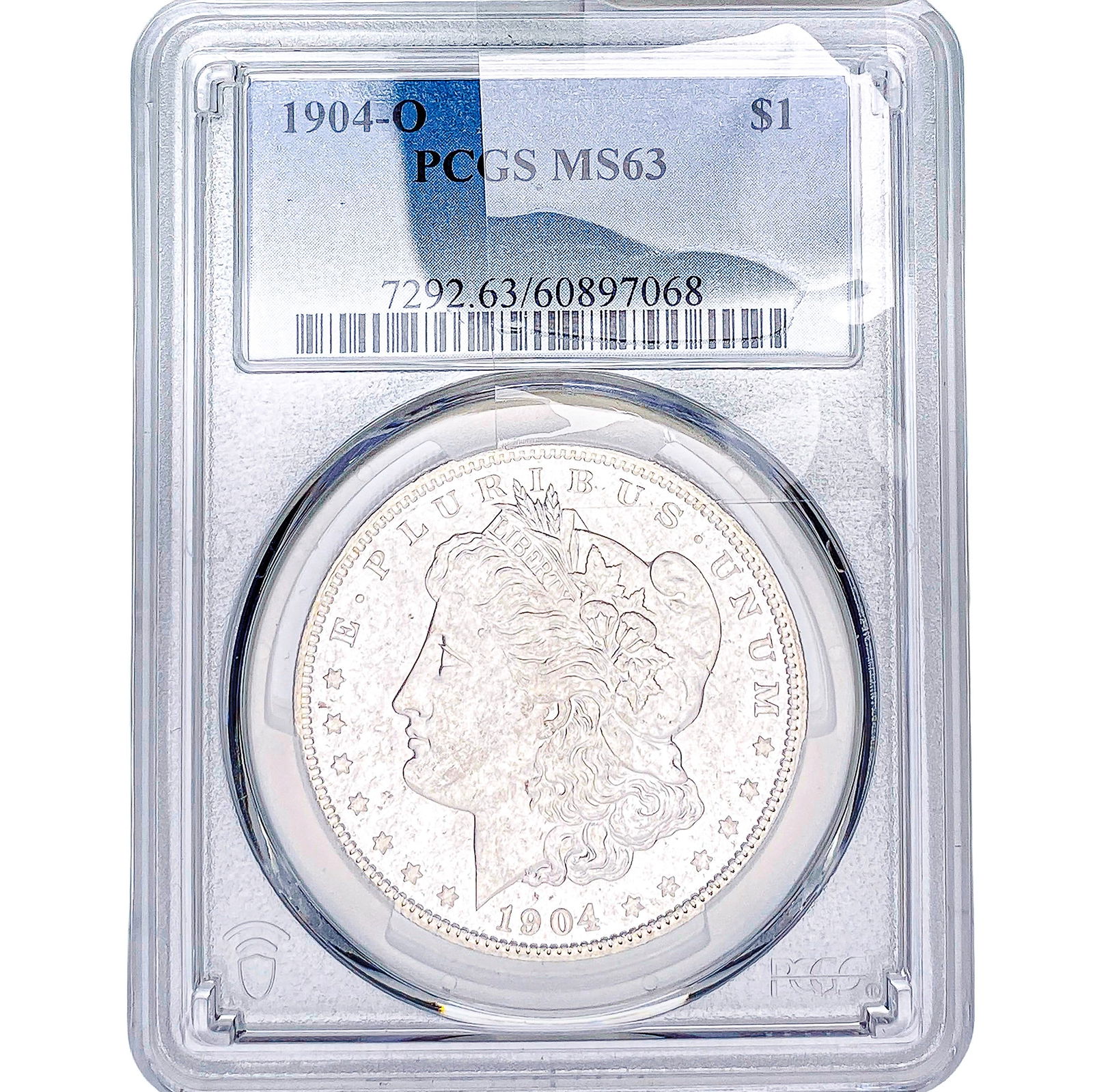 1904-O Morgan Silver Dollar PCGS MS63: 1904-O Morgan Silver Dollar PCGS MS63