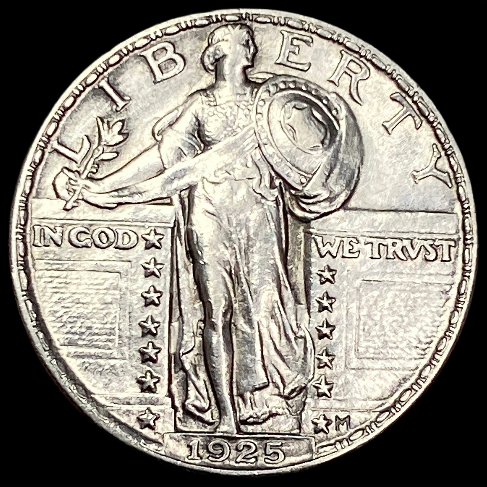 1925 Standing Liberty Silver Quarter UNCIRCULATED: 1925 Standing Liberty Silver Quarter UNCIRCULATED