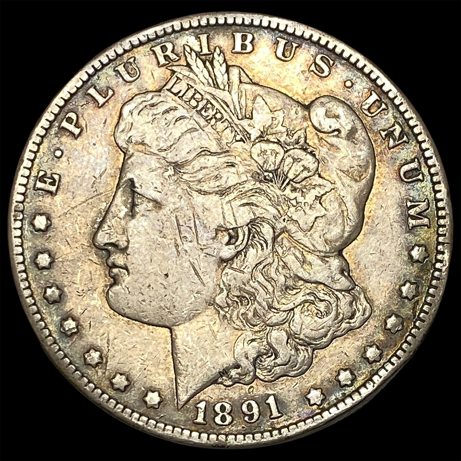 1891-CC Silver Morgan Dollar HIGH GRADE (1 of 2)