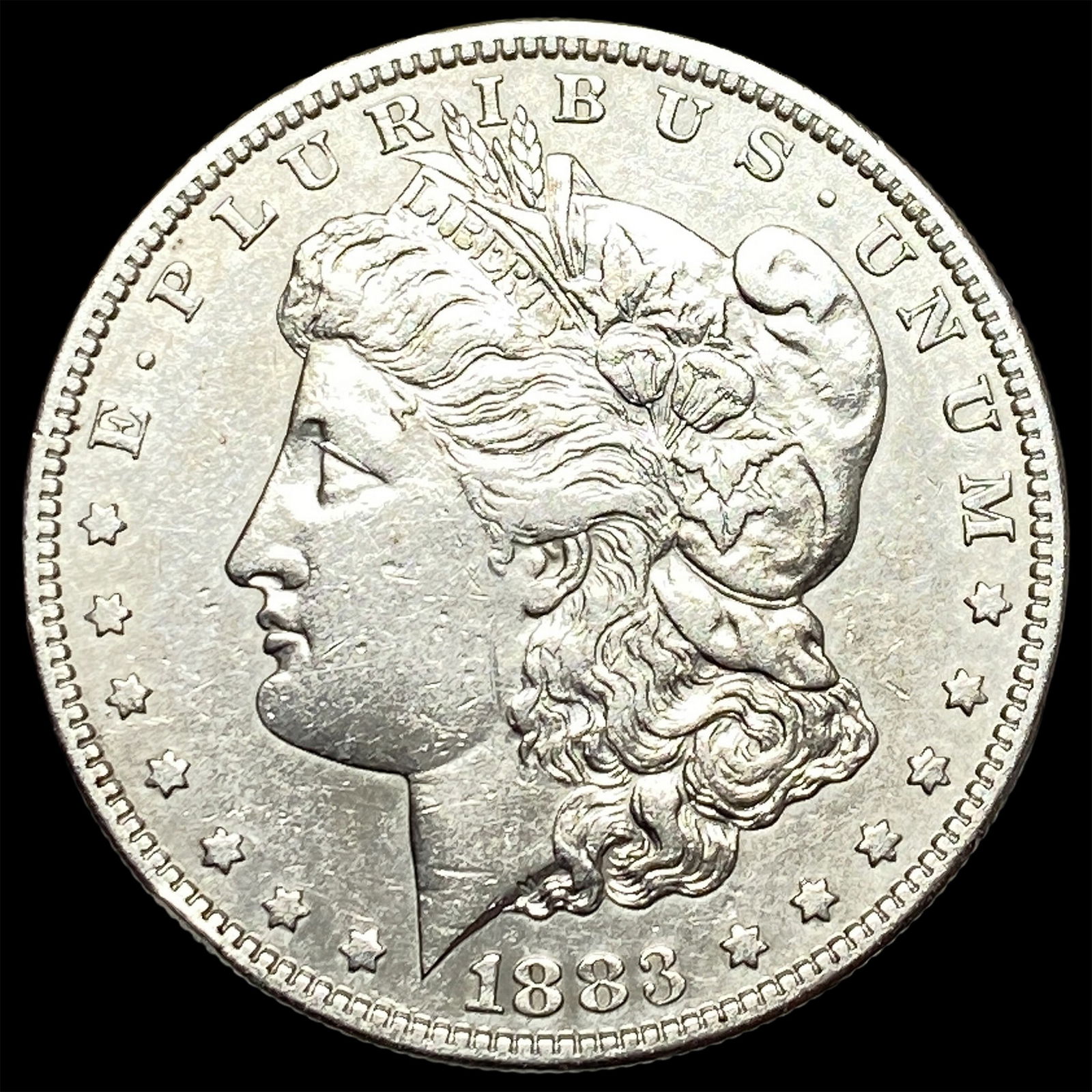 1883-S Silver Morgan Dollar CLOSELY UNCIRCULATED: 1883-S Silver Morgan Dollar CLOSELY UNCIRCULATED
