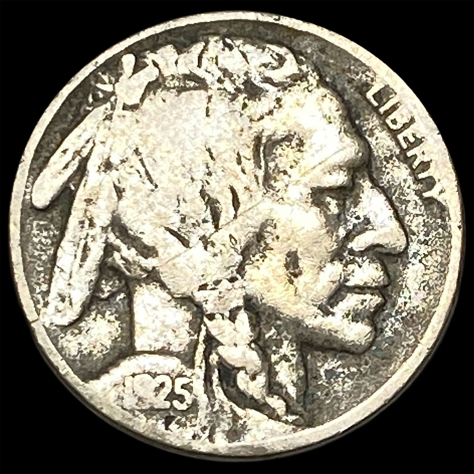 1925-D Buffalo Nickel LIGHTLY CIRCULATED: 1925-D Buffalo Nickel LIGHTLY CIRCULATED
