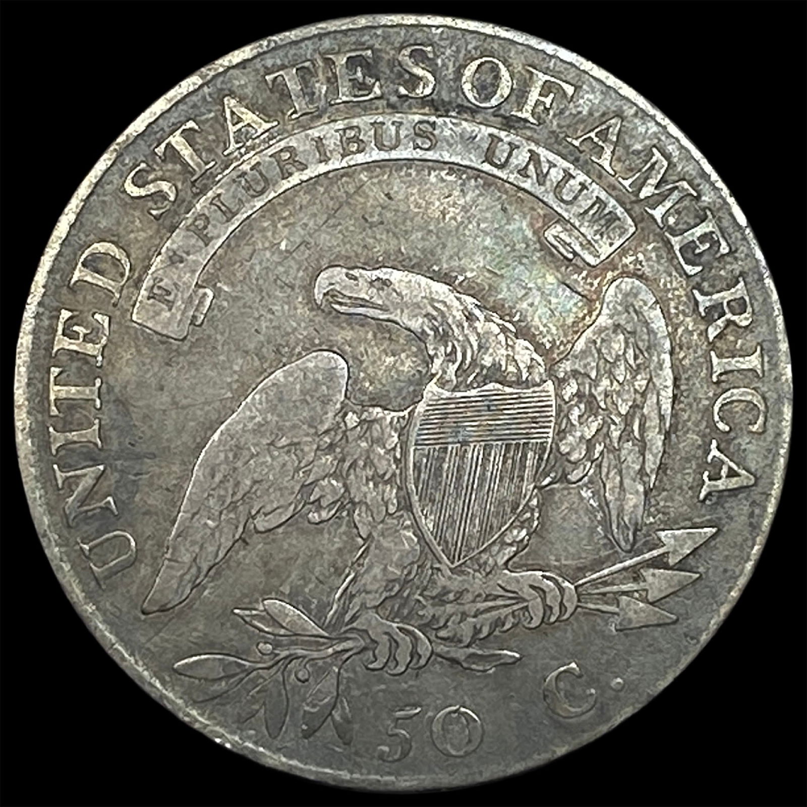 1808 Silver Capped Bust Half Dollar LIGHTLY CIRCULATED - 2