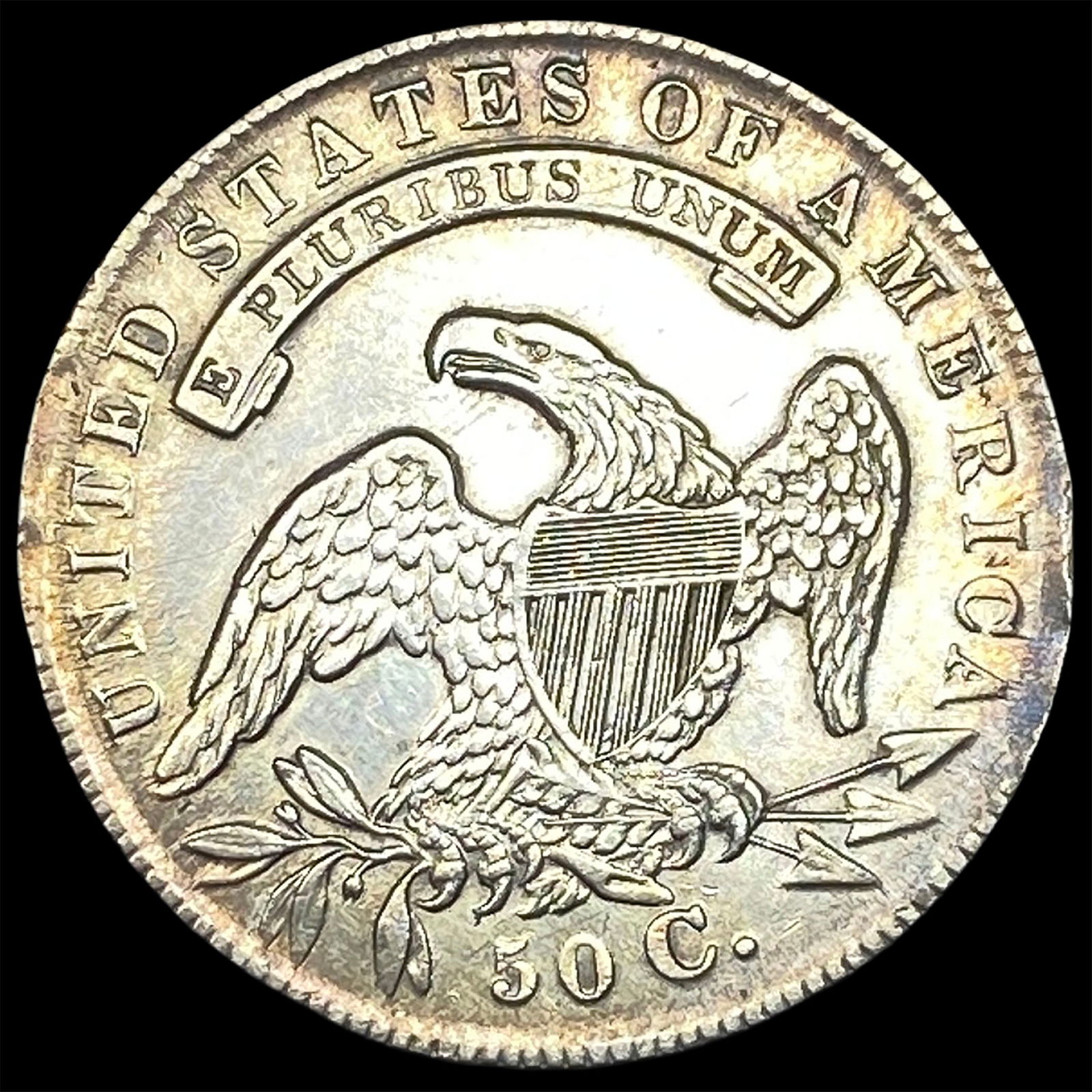 1834 Capped Bust Half Dollar CLOSELY UNCIRCULATED - 2