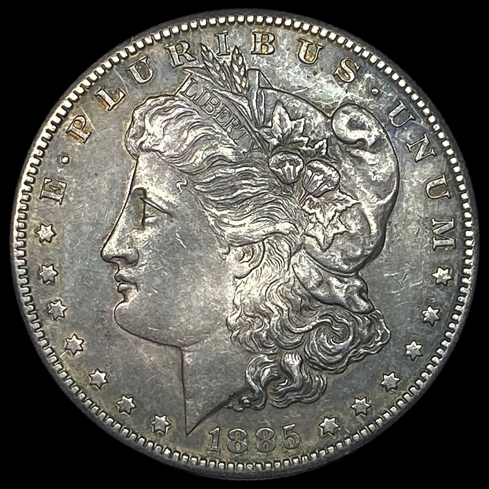 1885-S Silver Morgan Dollar CLOSELY UNCIRCULATED: 1885-S Silver Morgan Dollar CLOSELY UNCIRCULATED