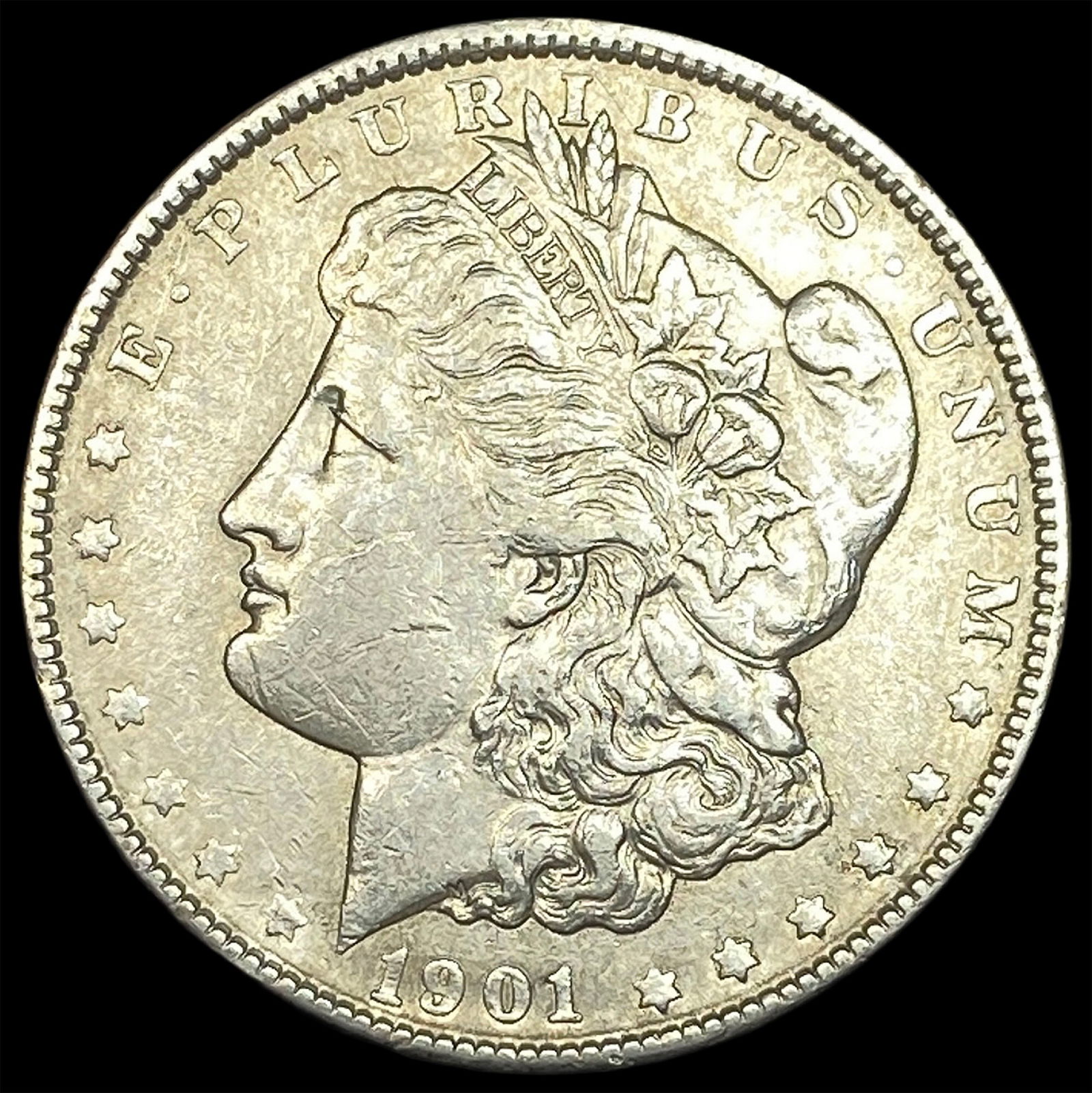 1901 Silver Morgan Dollar CLOSELY UNCIRCULATED: 1901 Silver Morgan Dollar CLOSELY UNCIRCULATED