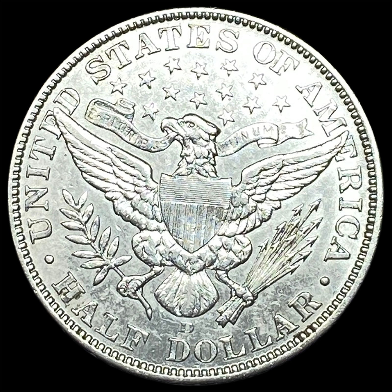 1908-D Silver Barber Half Dollar CLOSELY UNCIRCULATED - 2