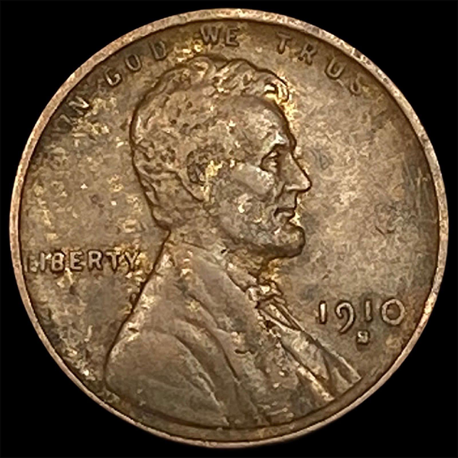 1910-S Lincoln Wheat Cent NEARLY UNCIRCULATED: 1910-S Lincoln Wheat Cent NEARLY UNCIRCULATED