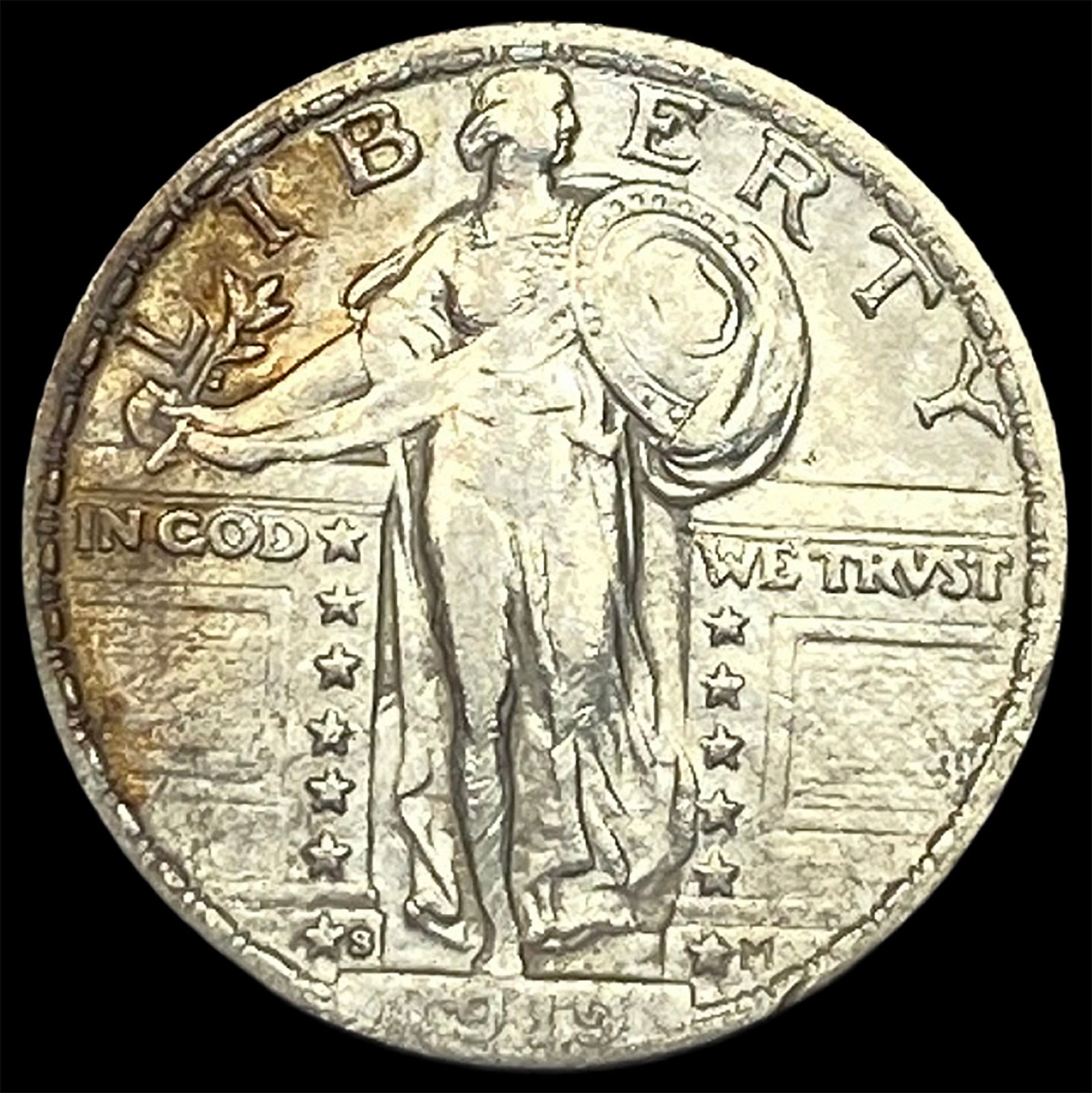 1919-S Silver Standing Liberty Quarter CLOSELY UNCIRCULATED (1 of 2)