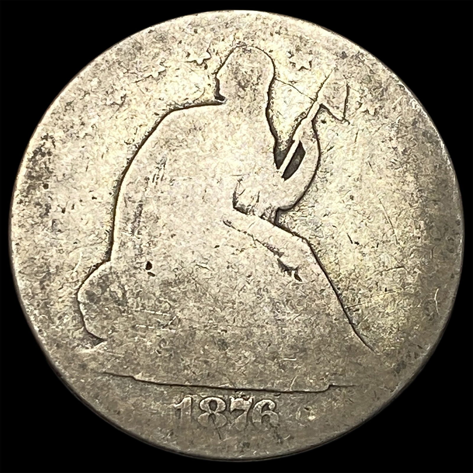 1876 Silver Seated Liberty Half Dollar HIGH GRADE: 1876 Silver Seated Liberty Half Dollar HIGH GRADE