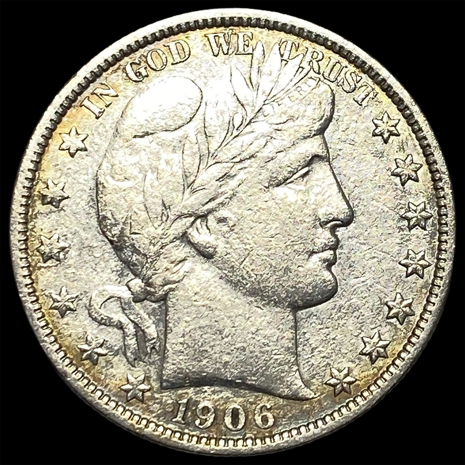 1906-S Silver Barber Half Dollar HIGH GRADE: 1906-S Silver Barber Half Dollar HIGH GRADE
