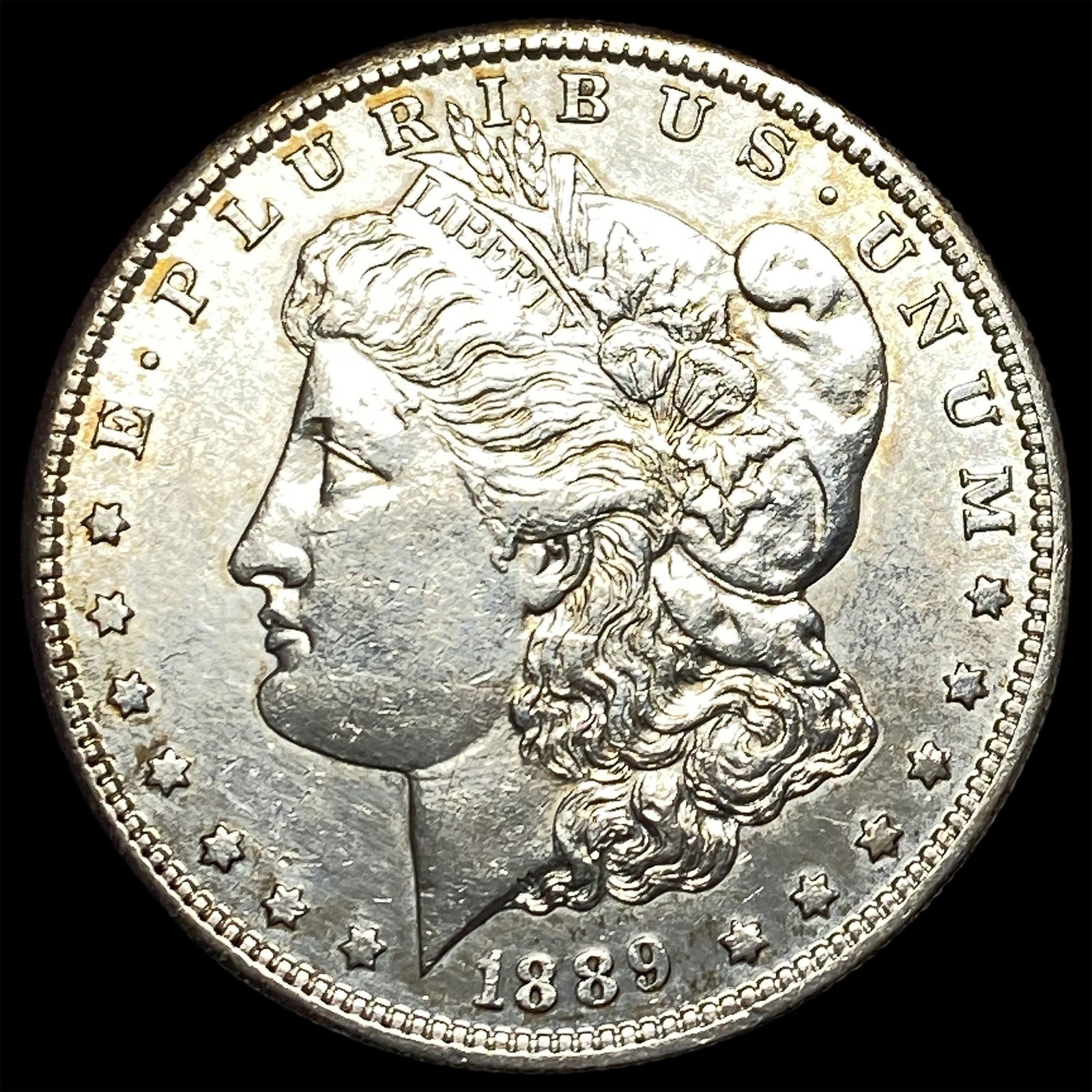 1889-S Silver Morgan Dollar CLOSELY UNCIRCULATED: 1889-S Silver Morgan Dollar CLOSELY UNCIRCULATED
