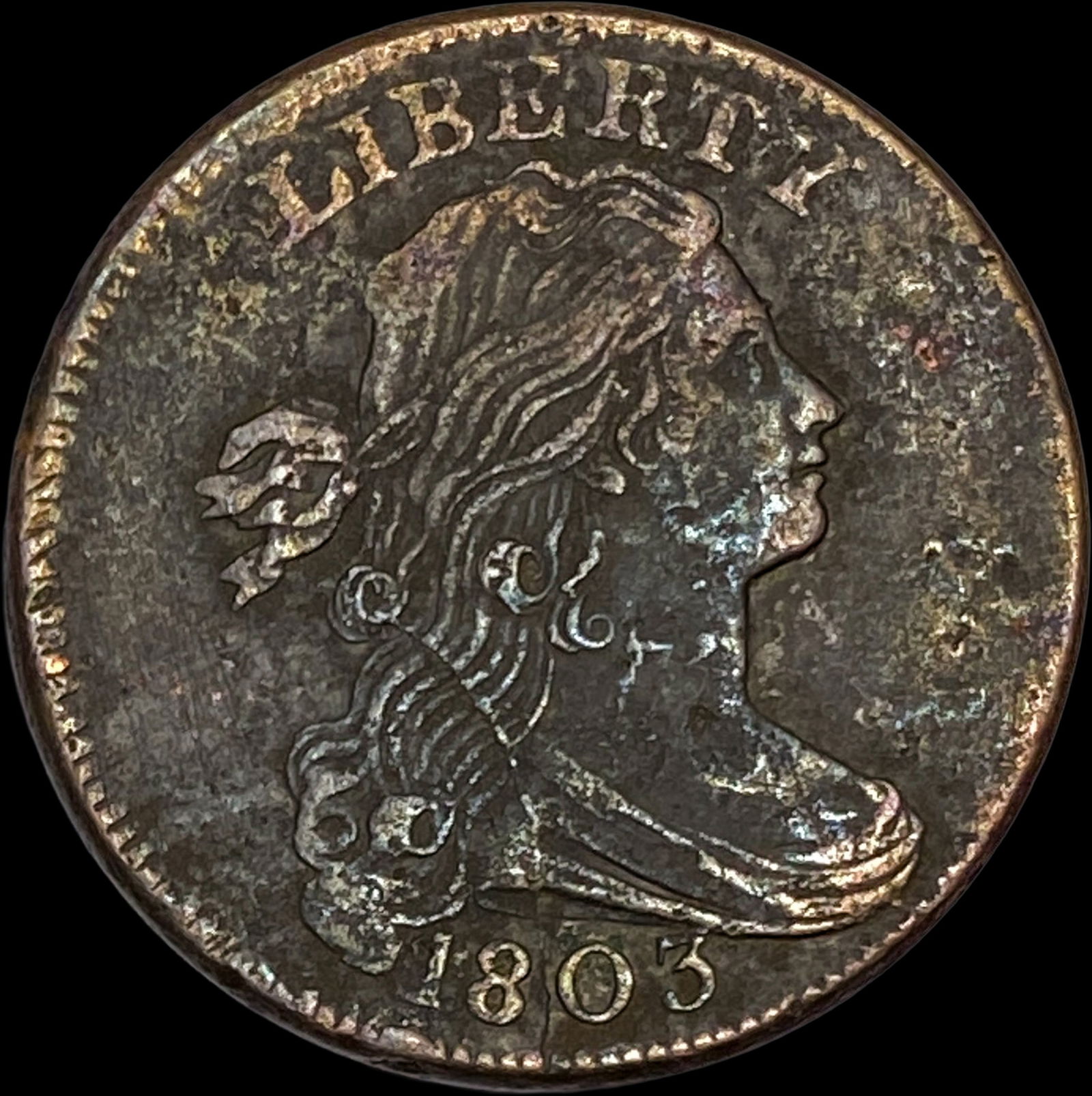 1803 Draped Bust Large Cent NEARLY UNCIRCULATED (1 of 2)