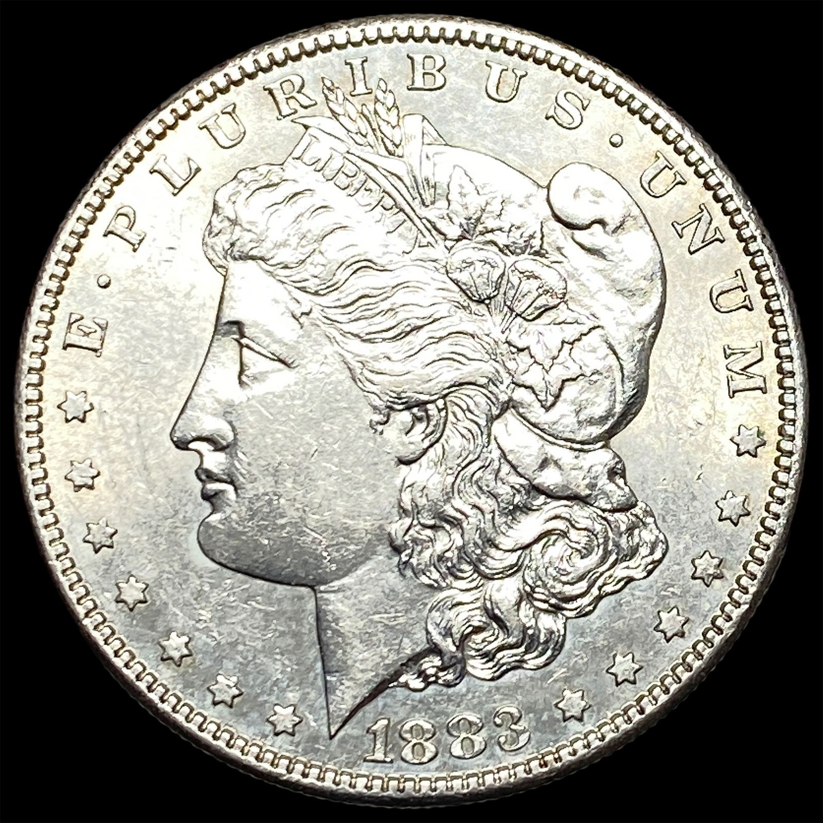 1883-S Silver Morgan Dollar CHOICE AU: 1883-S Silver Morgan Dollar CHOICE AU