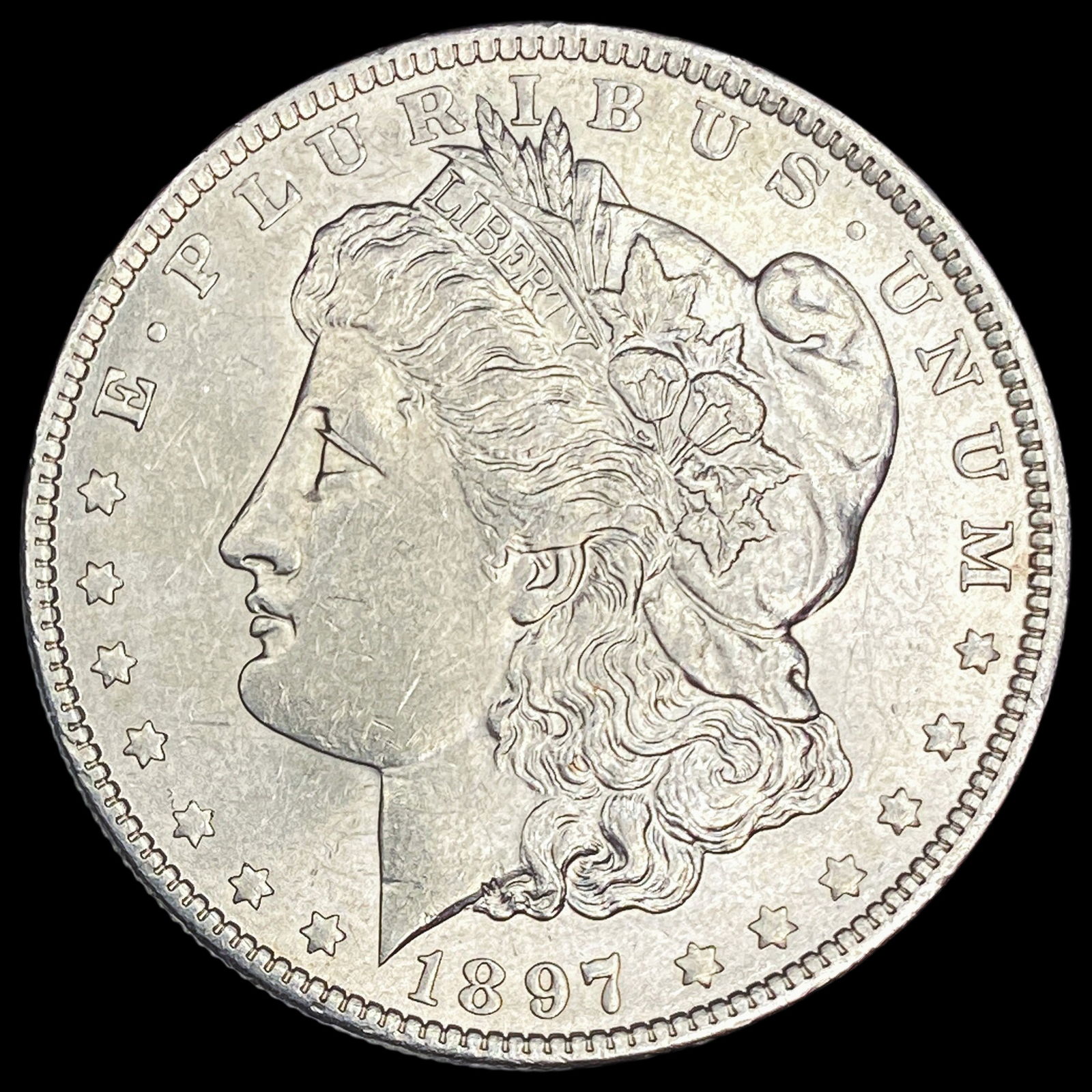 1897-O Morgan Silver Dollar CLOSELY UNCIRCULATED: 1897-O Morgan Silver Dollar CLOSELY UNCIRCULATED