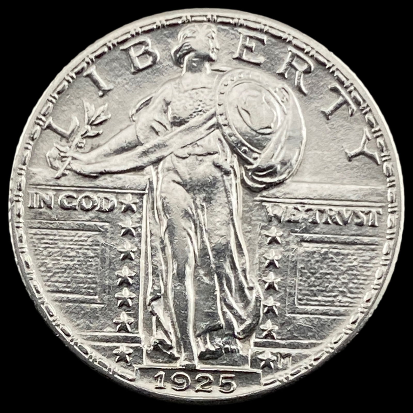 1925 Standing Liberty Quarter CLOSELY UNCIRCULATED: 1925 Standing Liberty Quarter CLOSELY UNCIRCULATED