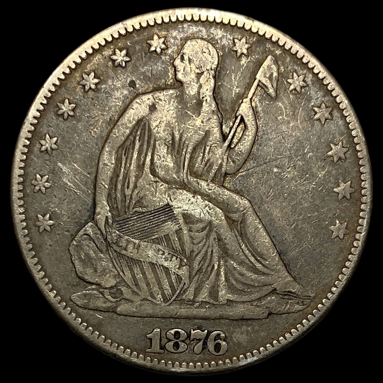 1876 Seated Liberty Half Dollar HIGH GRADE (1 of 2)