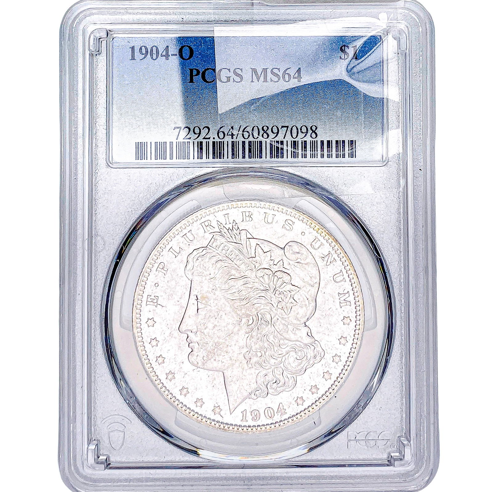 1904-O Morgan Silver Dollar PCGS MS64: 1904-O Morgan Silver Dollar PCGS MS64