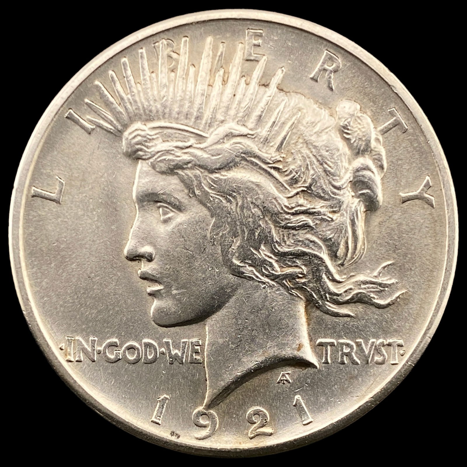 1921 Silver Peace Dollar CHOICE AU: 1921 Silver Peace Dollar CHOICE AU