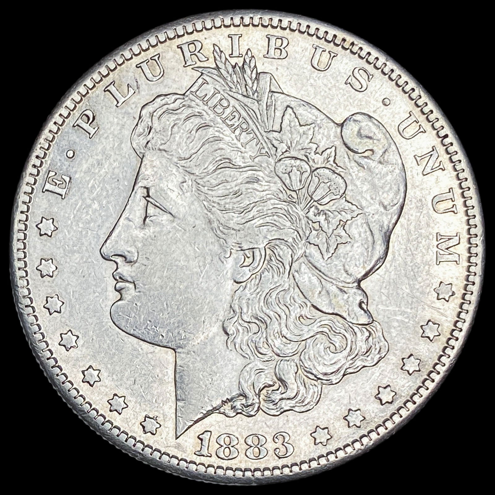 1883-S Silver Morgan Dollar CLOSELY UNCIRCULATED: 1883-S Silver Morgan Dollar CLOSELY UNCIRCULATED