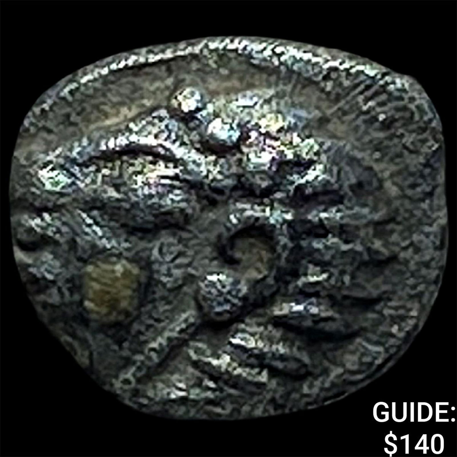 Ancient Greece Ionia, Kolophon 6th Century BC Silver Hemiobol NEARLY UNCIRCULATED: Ancient Greece Ionia, Kolophon 6th Century BC Silver Hemiobol NEARLY UNCIRCULATED