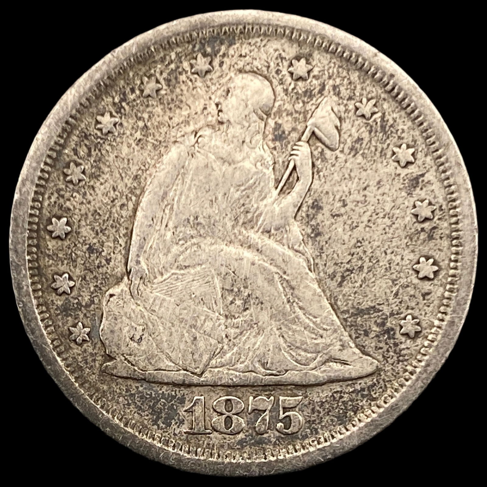 1875-S Silver Twenty Cent Piece LIGHTLY CIRCULATED (1 of 2)
