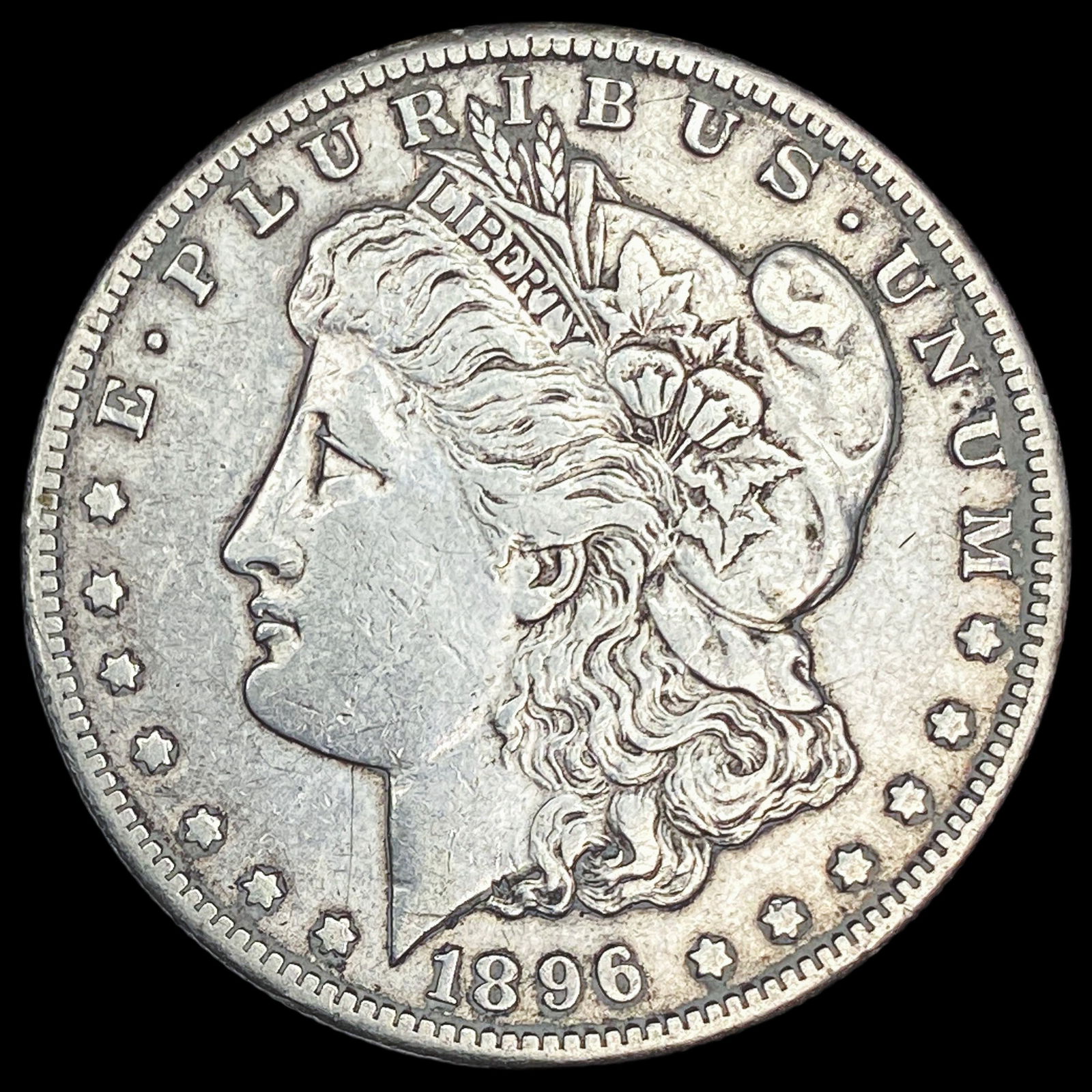 1896-S Silver Morgan Dollar NEARLY UNCIRCULATED: 1896-S Silver Morgan Dollar NEARLY UNCIRCULATED