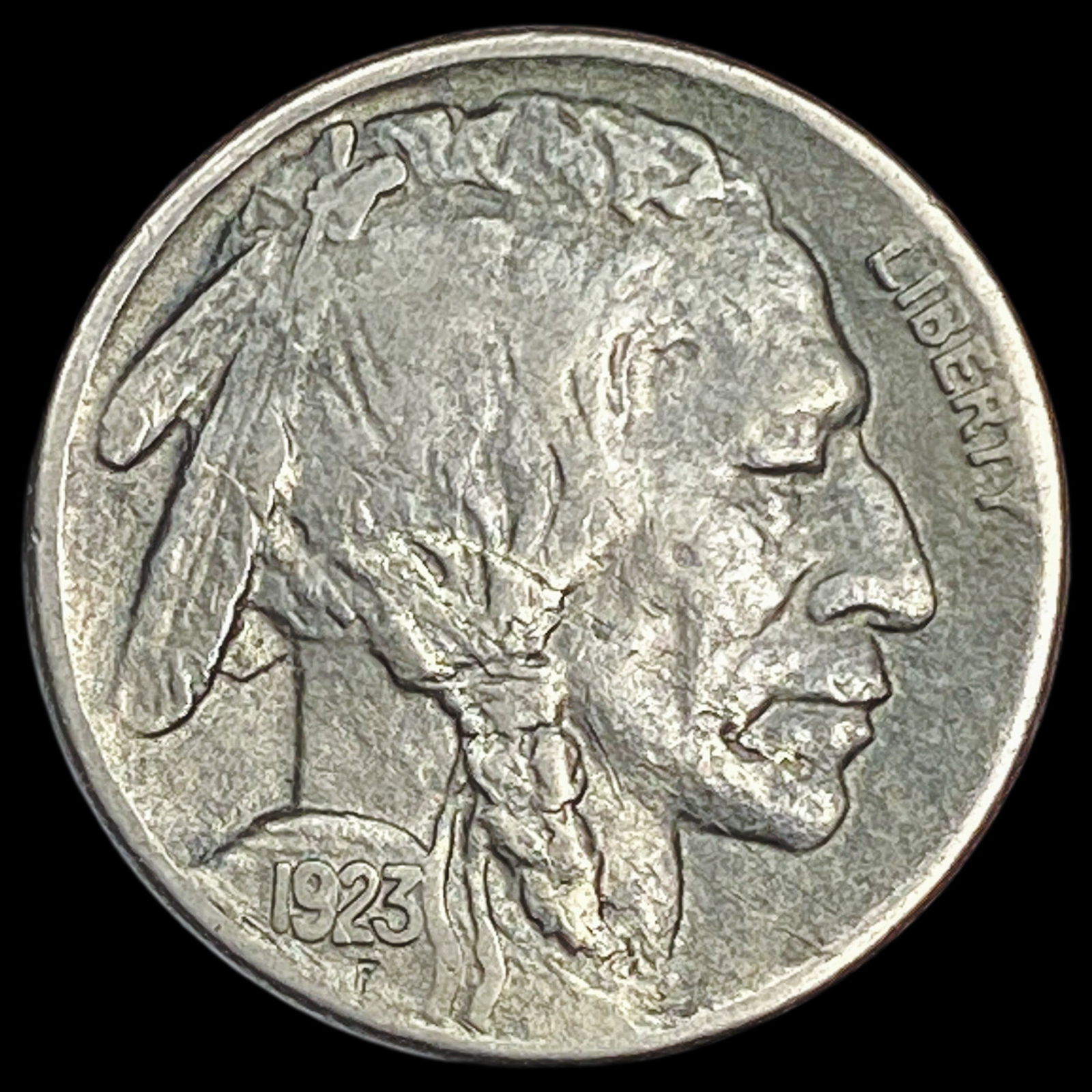 1923-S Buffalo Nickel LIGHTLY CIRCULATED: 1923-S Buffalo Nickel LIGHTLY CIRCULATED